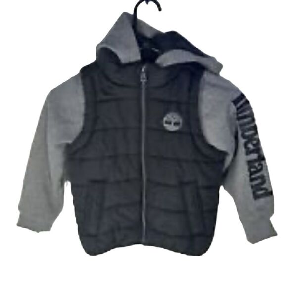 Timberland Two-tone Hooded Jacket - 5/6 - 🌻💙🌻 - Picture 1 of 8